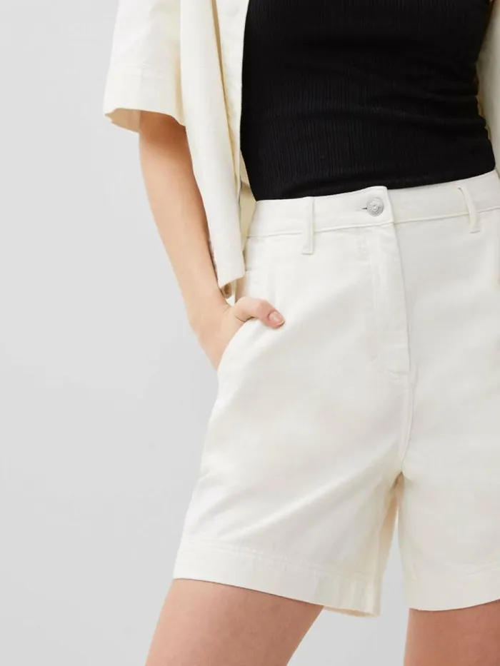 French Connection Finley Denim Shorts Ecru Women Coords