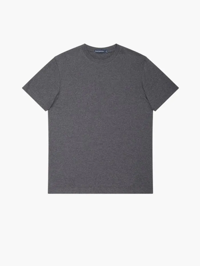 French Connection Organic Cotton Classic TShirt Charcoal Mel Men TShirts and Polo Shirts