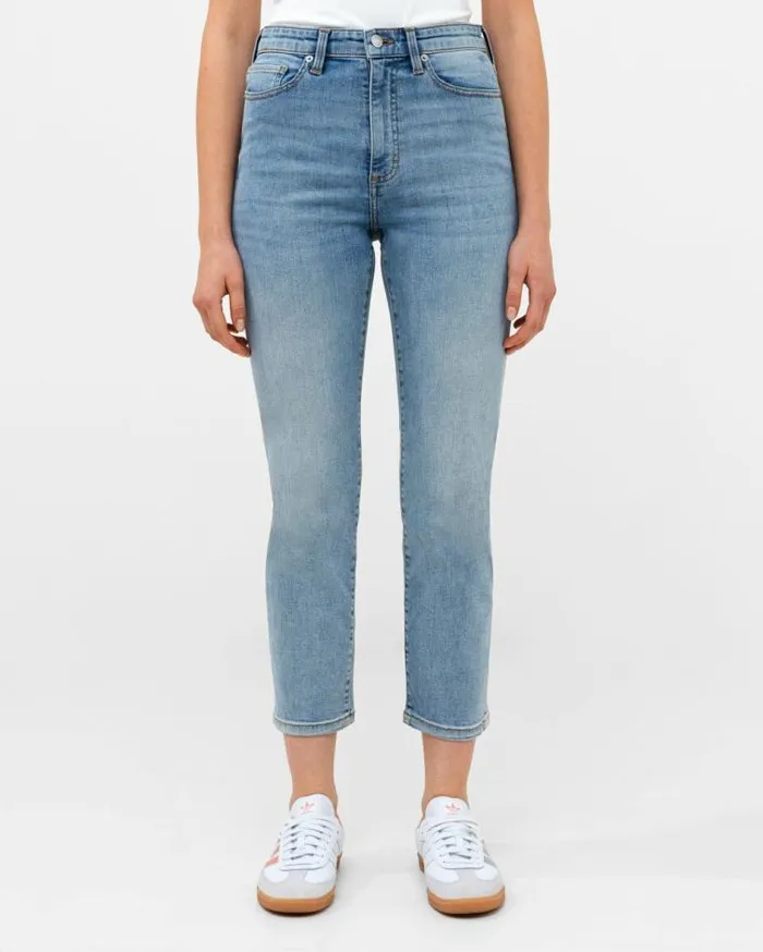 French Connection Stretch Denim Cigarette Fit Ankle Length Jeans 28 Inch Bleach Wash Women Trousers French Connection Stretch Denim Cigarette Fit Ankle Length Jeans 28 Inch Bleach Wash Women Trousers