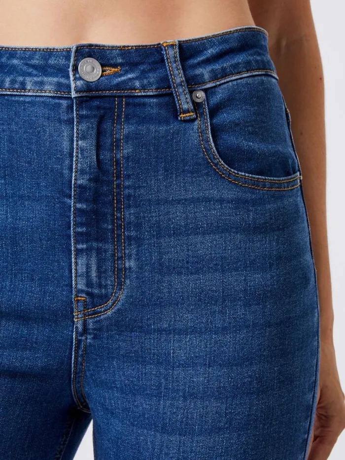French Connection Toms Denim Flared Jeans Mid Wash Women Trousers