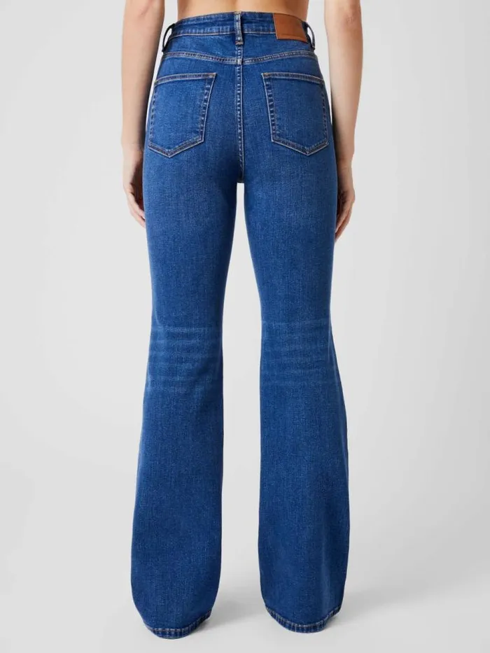 French Connection Toms Denim Flared Jeans Mid Wash Women Trousers