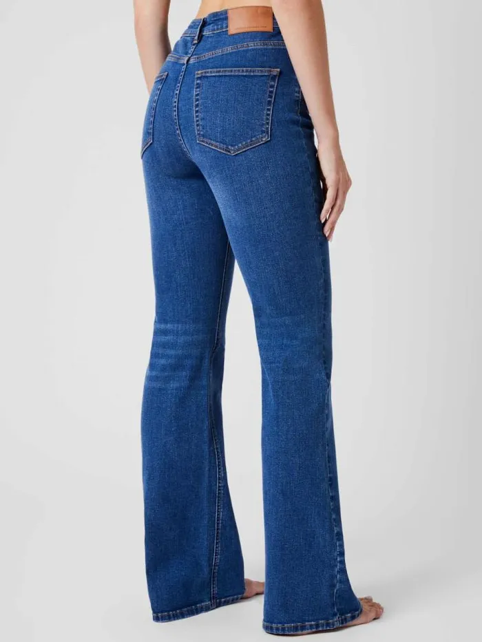 French Connection Toms Denim Flared Jeans Mid Wash Women Trousers