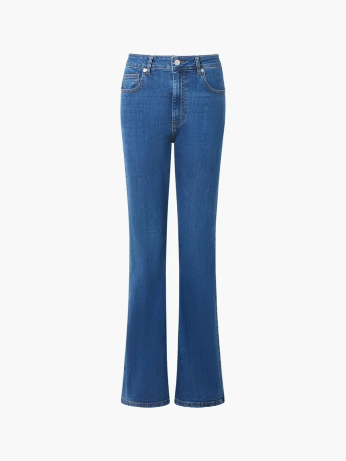 French Connection Toms Denim Flared Jeans Mid Wash Women Trousers