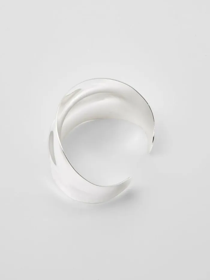 French Connection Wide Open Cuff Silver Women Jewellery