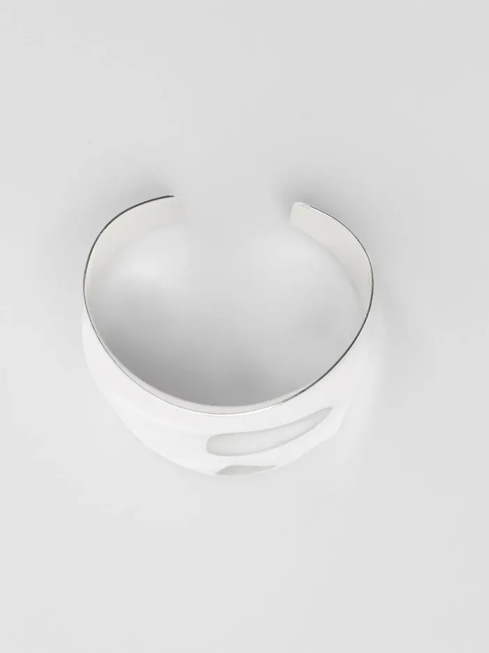 French Connection Wide Open Cuff Silver Women Jewellery