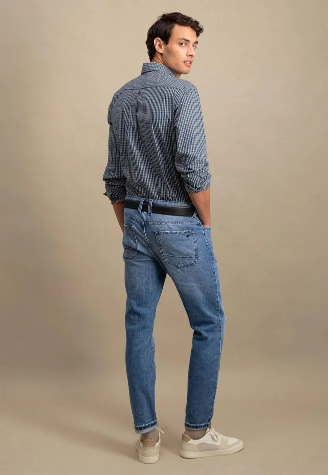 FYNCHHATTON Carroted Shirt With Buttondown Collar Light Khakidark Emeraldvibrant Bluerust Men Sale