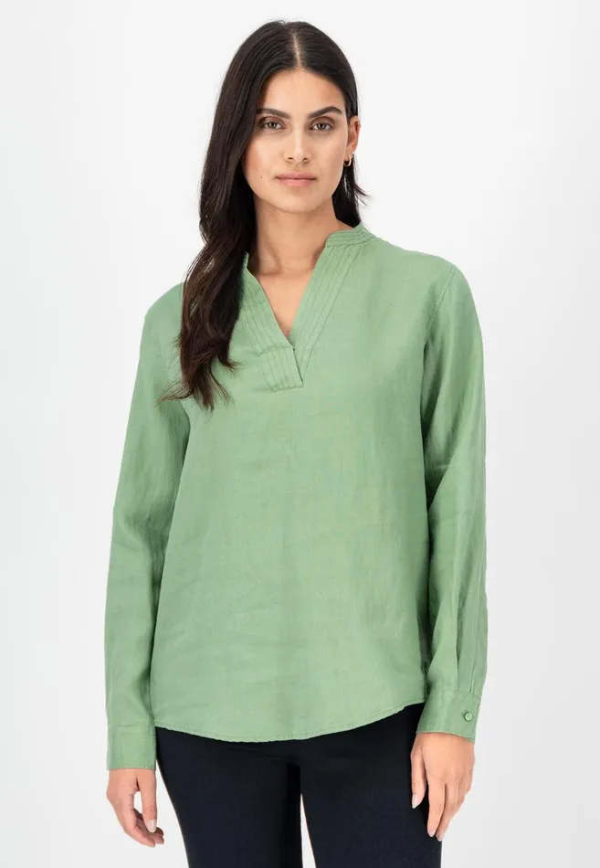 FYNCHHATTON Casual Linen Blouse Blackwhitebright Apricotreed Green Women Blouses FYNCHHATTON Casual Linen Blouse Blackwhitebright Apricotreed Green Women Blouses