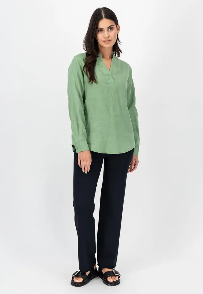 FYNCHHATTON Casual Linen Blouse Blackwhitebright Apricotreed Green Women Blouses FYNCHHATTON Casual Linen Blouse Blackwhitebright Apricotreed Green Women Blouses