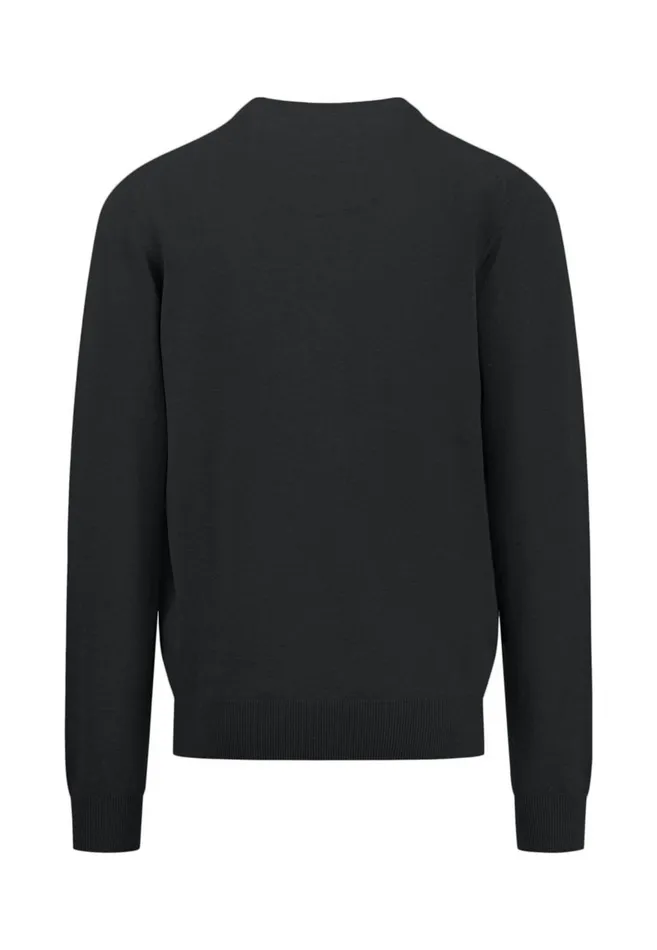 FYNCHHATTON Cotton Knitting Sweater With Vneckline Vibrant Bluenew Dijonrustruby Redflamepale Blushfuchsiadark Teal Men Sweater