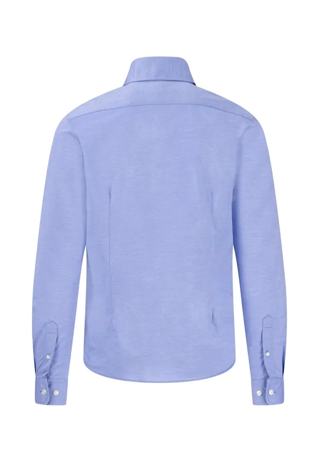FYNCHHATTON Cotton Shirt With A Caps Collar Whitecrystal Bluenavy Men Shirts