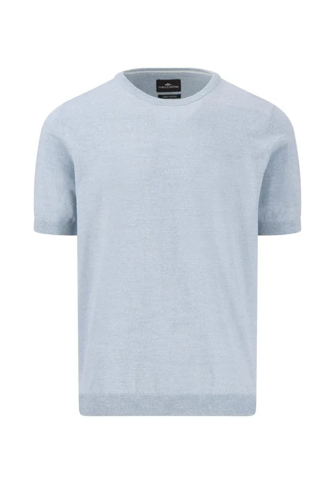 FYNCHHATTON Halbworm Sweater With A Round Neckline Summer Breezenavynew Offwhite Men Sweater FYNCHHATTON Halbworm Sweater With A Round Neckline Summer Breezenavynew Offwhite Men Sweater