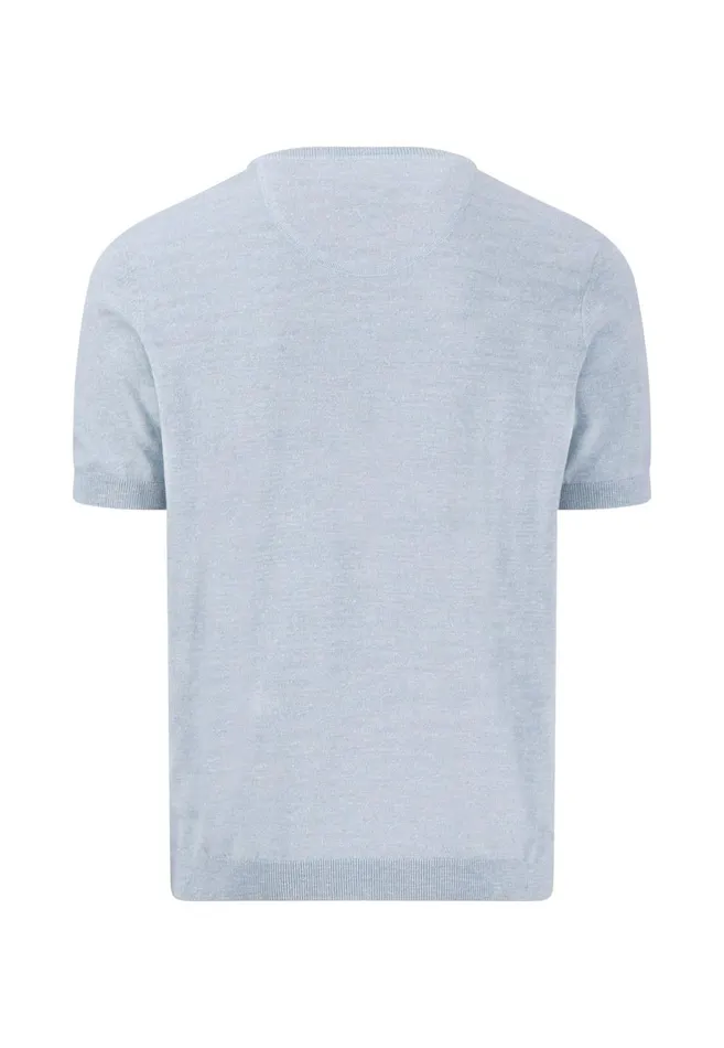 FYNCHHATTON Halbworm Sweater With A Round Neckline Summer Breezenavynew Offwhite Men Sweater