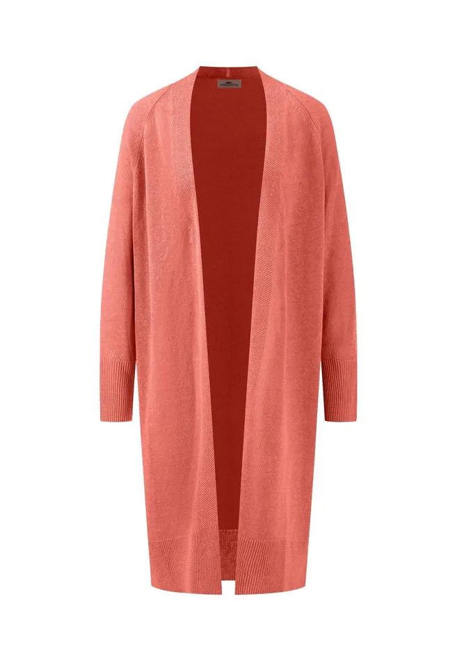 FYNCHHATTON Long Cardigan From Linen Reed Greensafari Beigebright Apricotblackmilk Women Cardigan