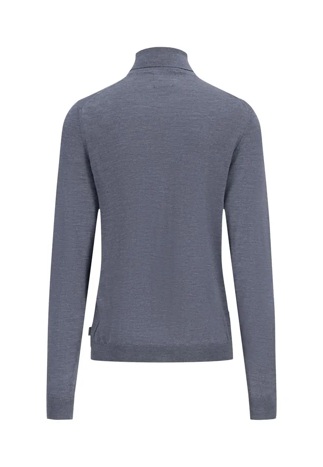 FYNCHHATTON Merino Wool Knit Sweater Steelblackwalnut Brownnavy Men Sale FYNCHHATTON Merino Wool Knit Sweater Steelblackwalnut Brownnavy Men Sale