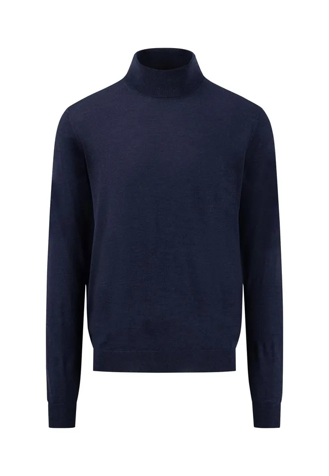 FYNCHHATTON Merino Wool Knit Sweater Steelblackwalnut Brownnavy Men Sale FYNCHHATTON Merino Wool Knit Sweater Steelblackwalnut Brownnavy Men Sale