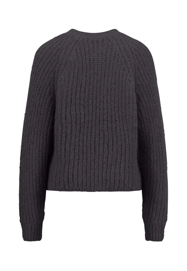 FYNCHHATTON Parting Jacket Made Of Alpaca Wool Mix Mauve Rosemodern Plumwarm Gray Women Cardigan