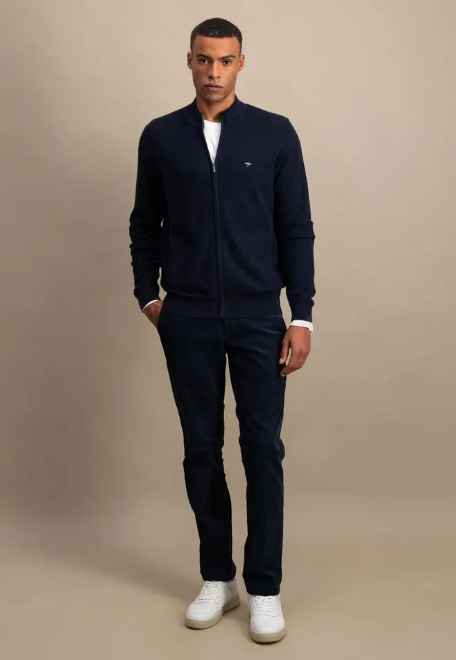 FYNCHHATTON Parting Jacket Made Of Cotton Navyhazelruby Redlight Khakidark Emerald Men Cardigan