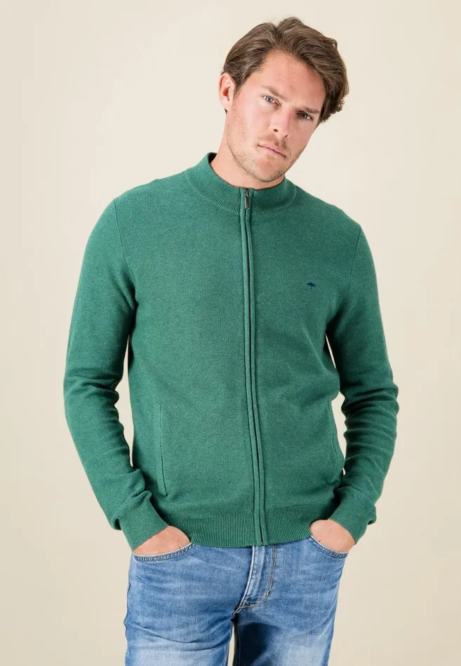 FYNCHHATTON Parting Jacket Made Of Cotton Navyhazelruby Redlight Khakidark Emerald Men Cardigan