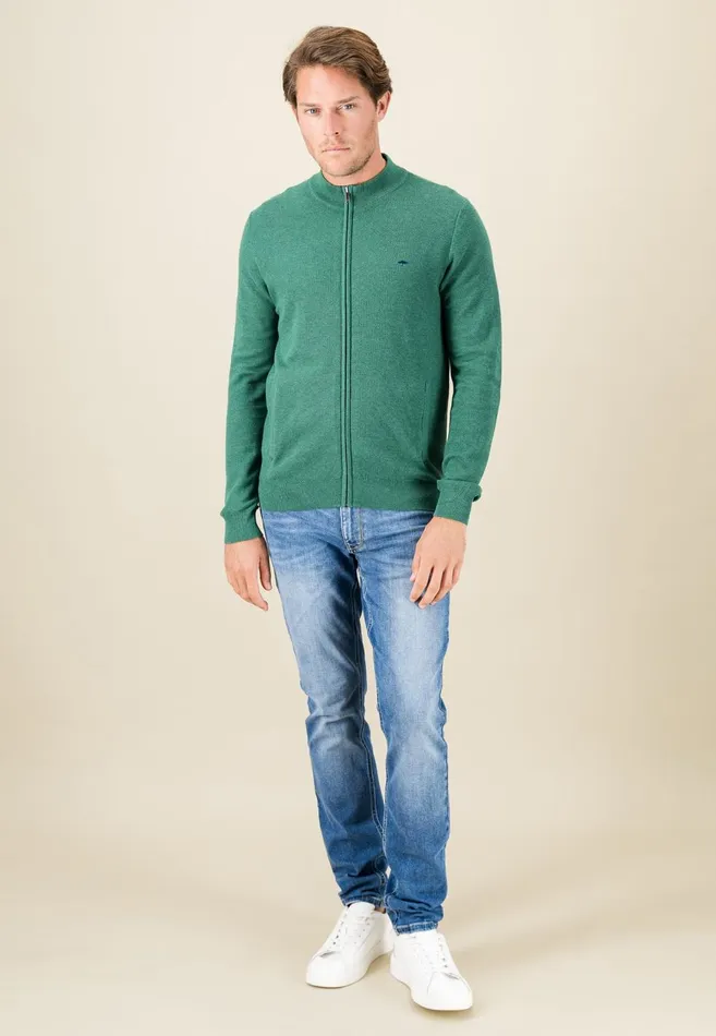 FYNCHHATTON Parting Jacket Made Of Cotton Navyhazelruby Redlight Khakidark Emerald Men Cardigan