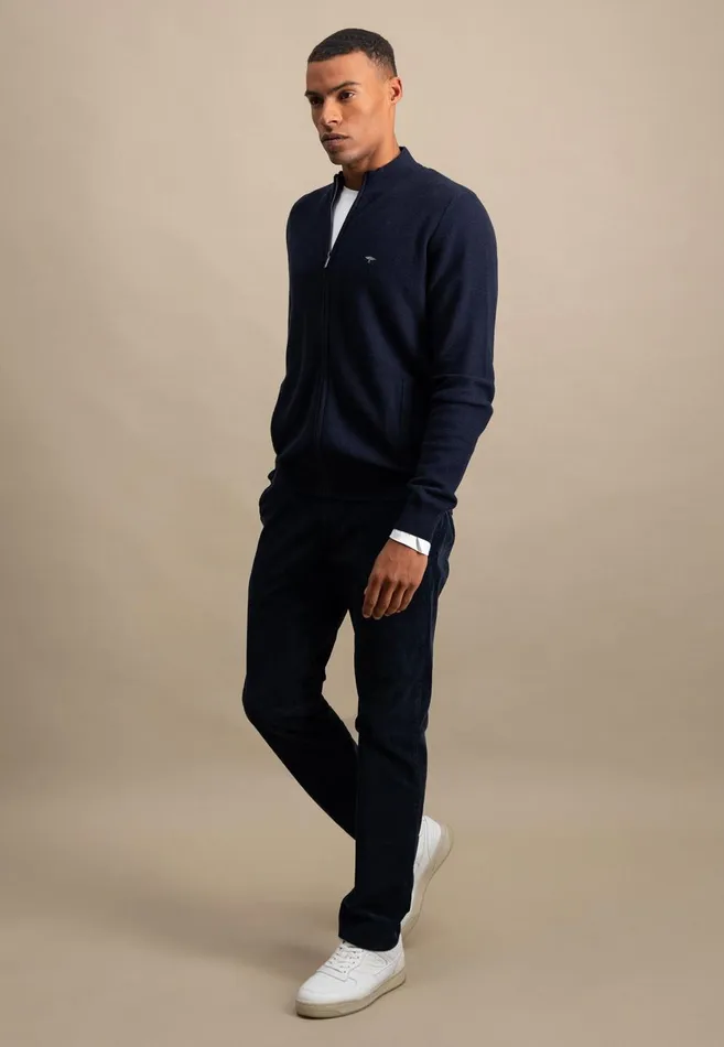 FYNCHHATTON Parting Jacket Made Of Cotton Navyhazelruby Redlight Khakidark Emerald Men Cardigan