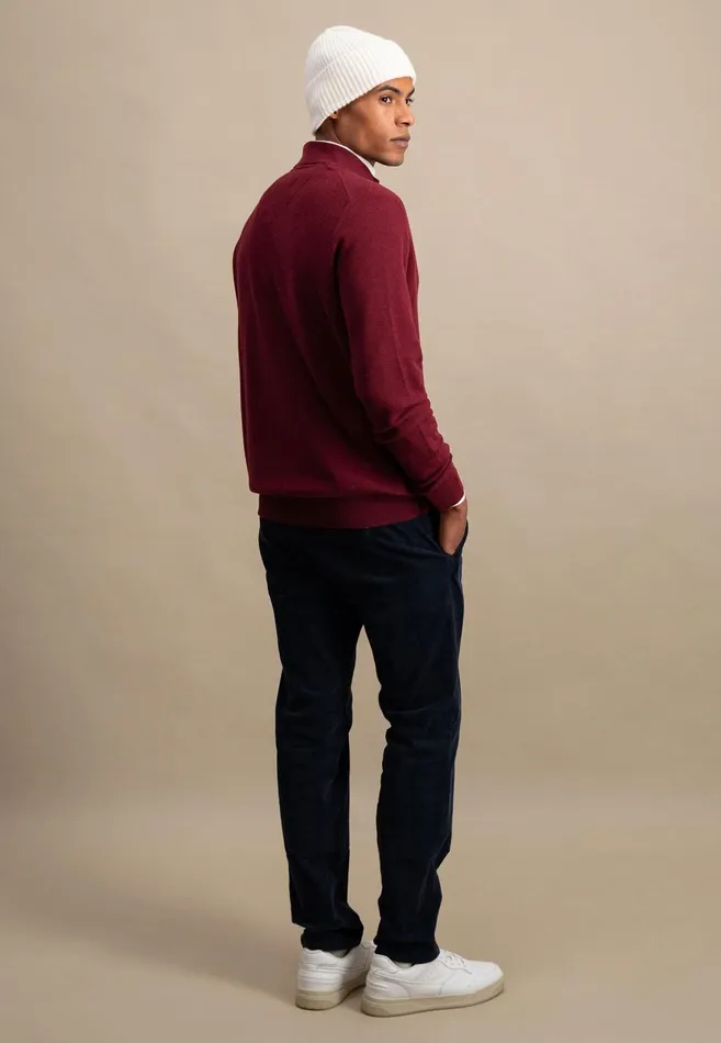 FYNCHHATTON Parting Jacket Made Of Cotton Navyhazelruby Redlight Khakidark Emerald Men Cardigan