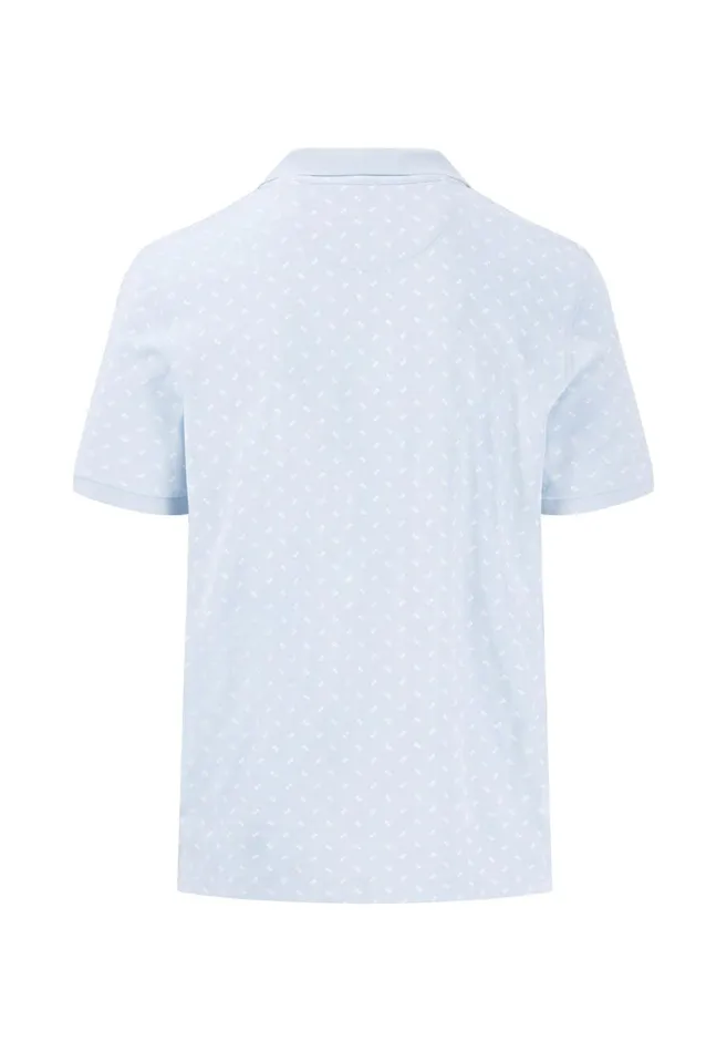 FYNCHHATTON Polo Shirt With A Minimalist All overprint Summer Breezenavywhite Men Polo Shirt