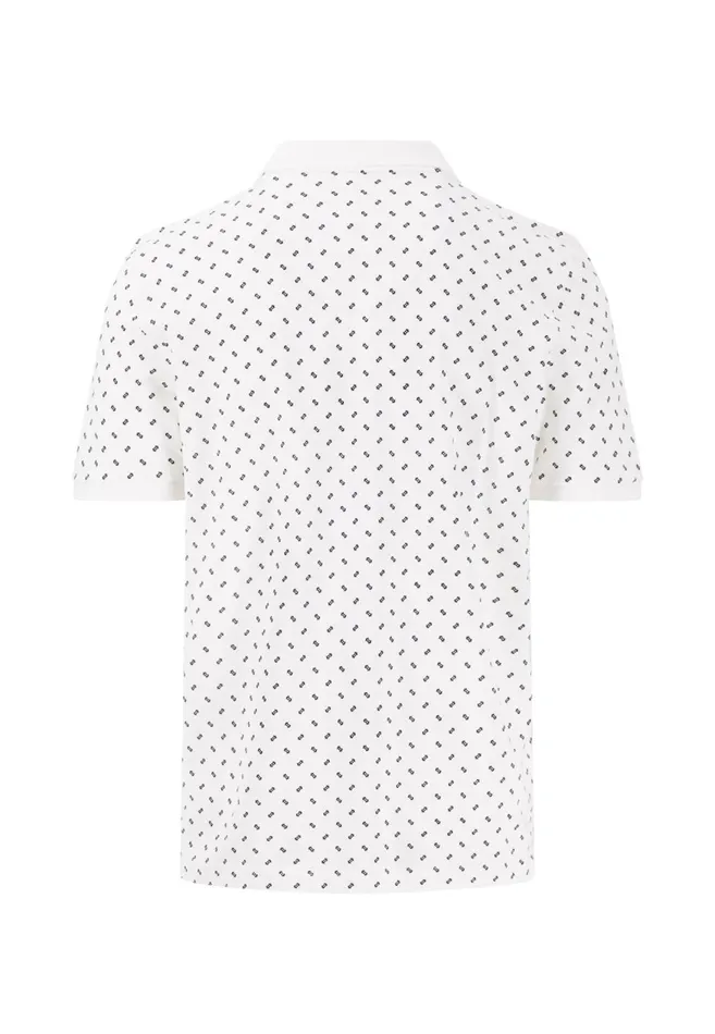 FYNCHHATTON Polo Shirt With A Minimalist All overprint Summer Breezenavywhite Men Polo Shirt