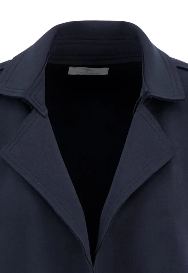 FYNCHHATTON Short Blazer With Open Edges Navy Women Sale FYNCHHATTON Short Blazer With Open Edges Navy Women Sale