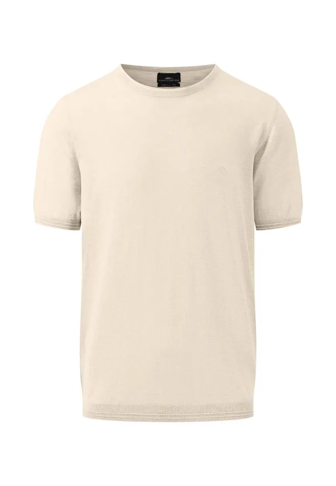 FYNCHHATTON StrickTshirt Made Of Cottonlinen Mix Dusty Olivemidnightoffwhitesummer Breeze Men Tshirts FYNCHHATTON StrickTshirt Made Of Cottonlinen Mix Dusty Olivemidnightoffwhitesummer Breeze Men Tshirts