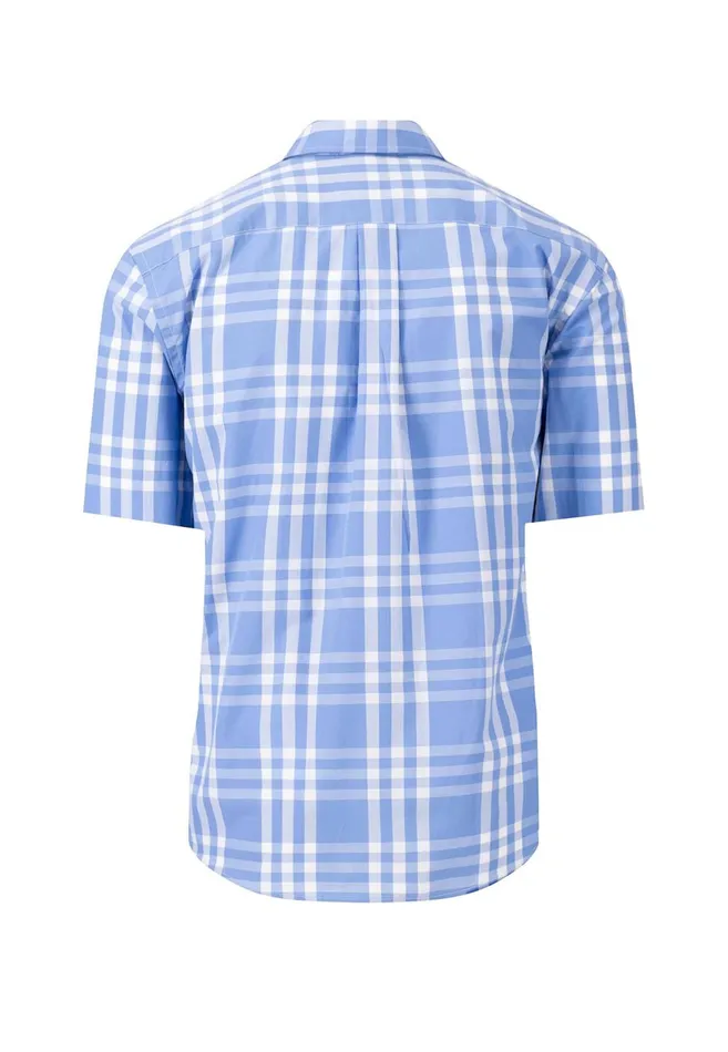 FYNCHHATTON Striped Halk Shirt With Buttondown Collar Leaf Greenpineapplecool Gray Men Shirts