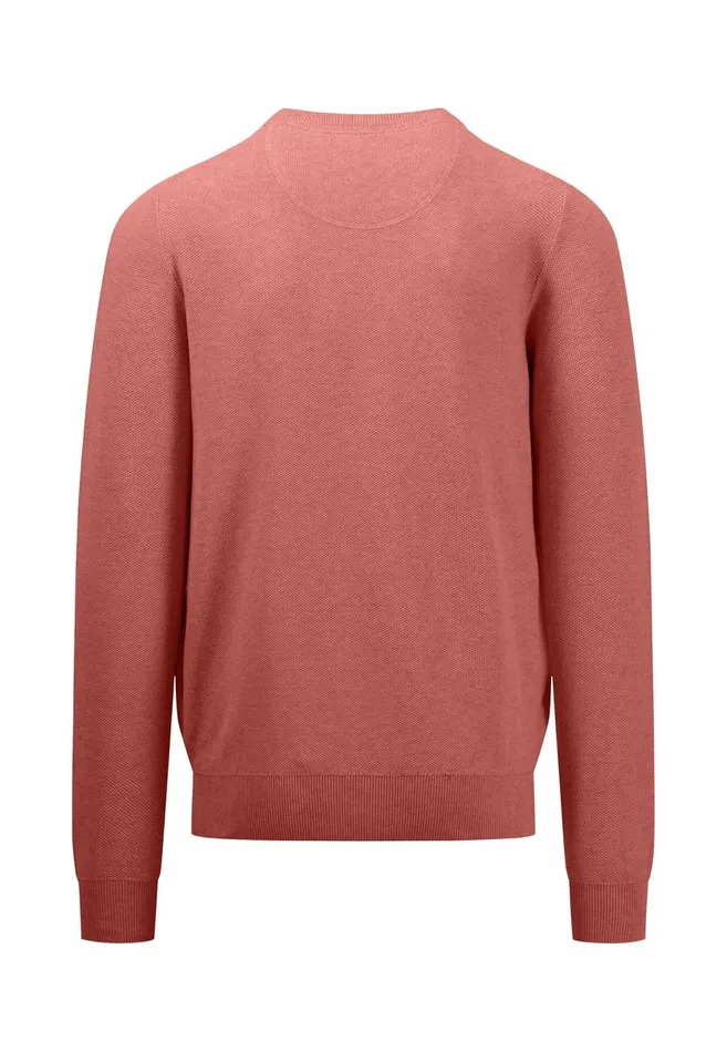 FYNCHHATTON Structural Knit Sweater Papayadusty Olivesoft Greendusty Lavenderazure Men Sweater