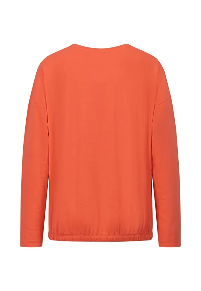 FYNCHHATTON Sweatshirt With A Gathered Hem Sky Bluetaupecoralmilk Women Sale