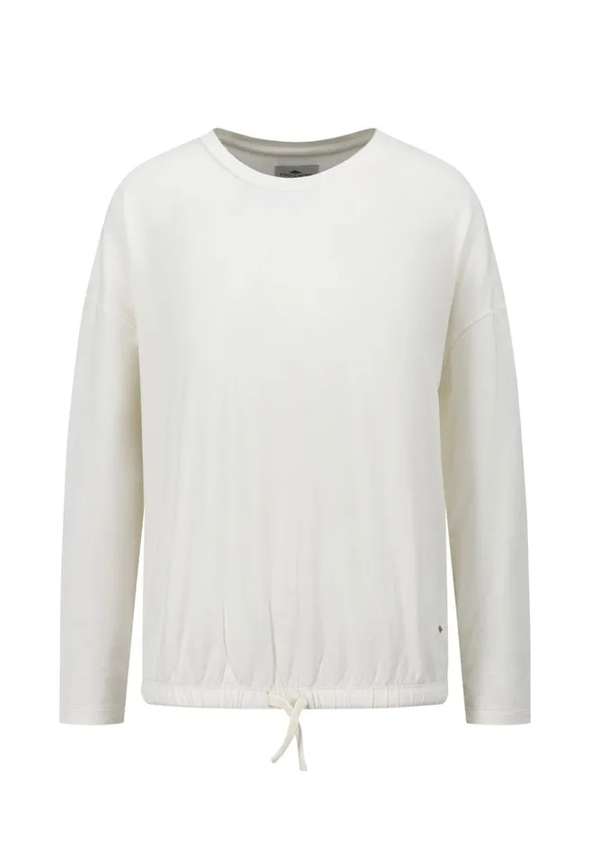 FYNCHHATTON Sweatshirt With A Gathered Hem Sky Bluetaupecoralmilk Women Sale