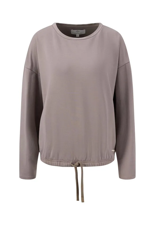 FYNCHHATTON Sweatshirt With A Gathered Hem Sky Bluetaupecoralmilk Women Sale