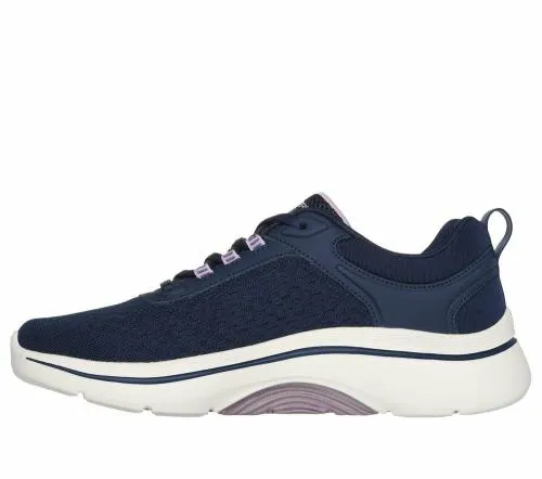 GO WALK Arch Fit 20 8211 Balin Navy Lavender Women SKECHERS Lace Up