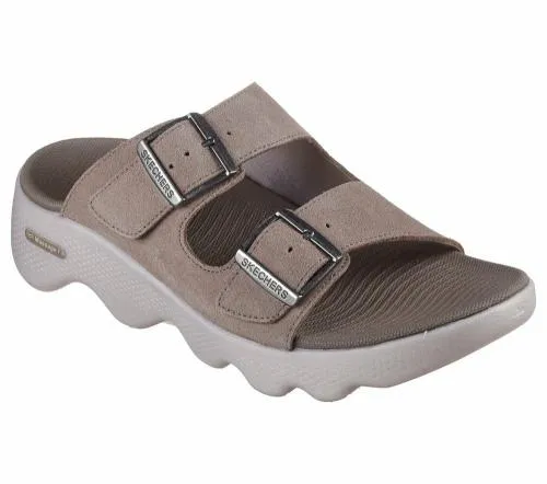 GO WALK Massage Fit 8211 Immerse Dark Taupe Women SKECHERS Sandals