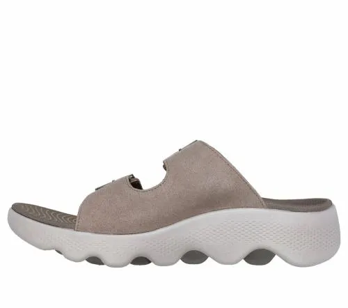 GO WALK Massage Fit 8211 Immerse Dark Taupe Women SKECHERS Sandals