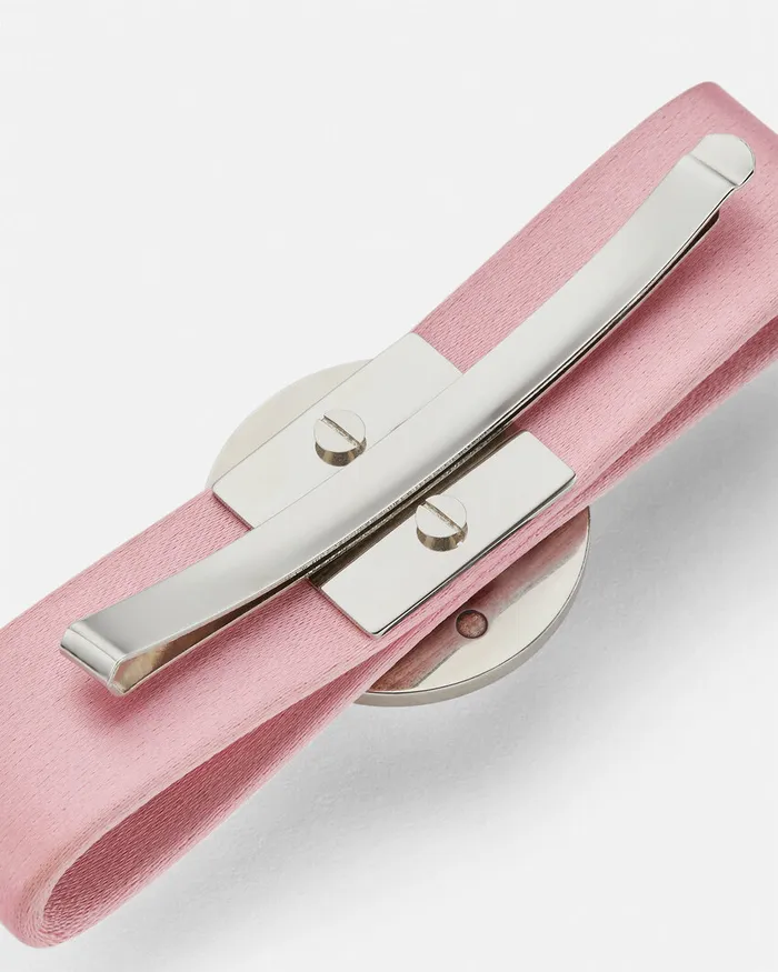 Hair Accessories Women Versace Right Gianni Ribbon Hair Pin Pink