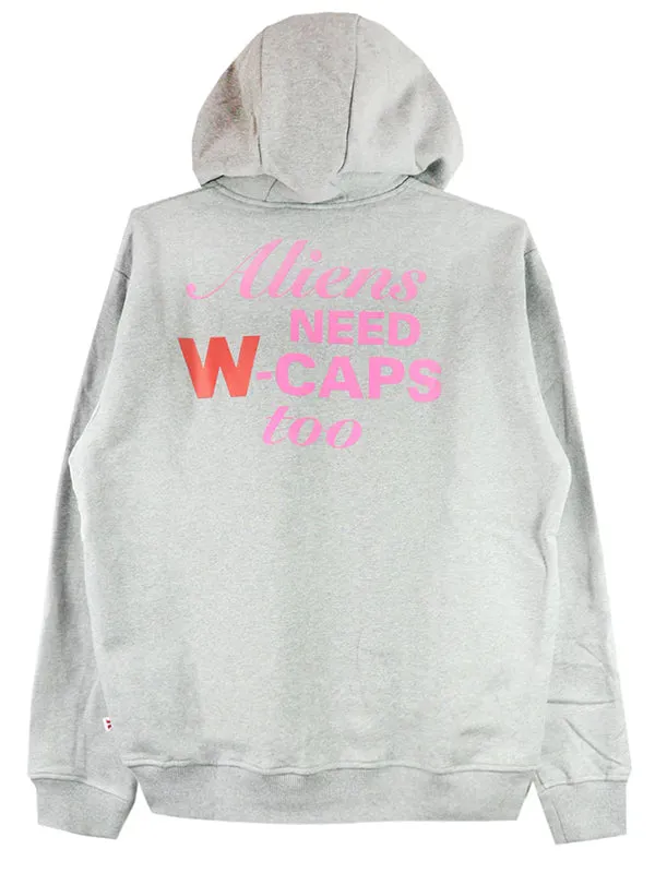 Henrik Vibskov Boutique Aliens Oversized Hoody 8211 Grey Melange Men Hoodies and Sweatshirts