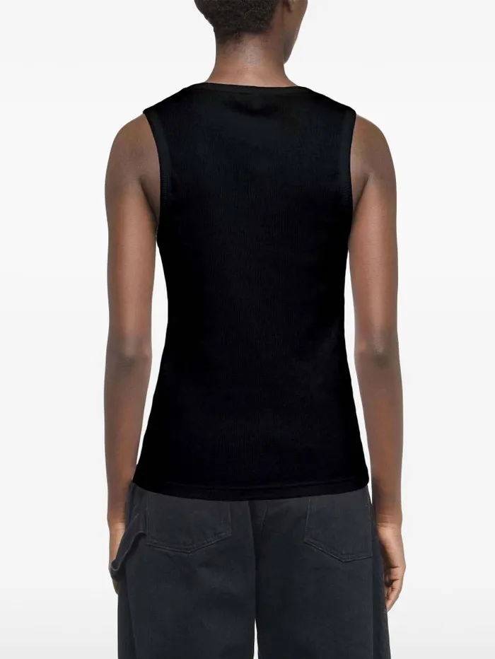 Henrik Vibskov Boutique Anchor Embroidery Vest 8211 Black Women Dresses