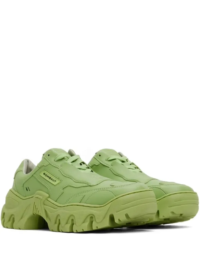 Henrik Vibskov Boutique Boccaccio II Sneaker 8211 Aloe Vera Apple Leather Men Sneakers