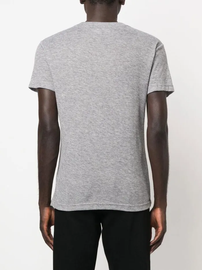 Henrik Vibskov Boutique Designer Sketch TShirt 8211 Grey Men Tops