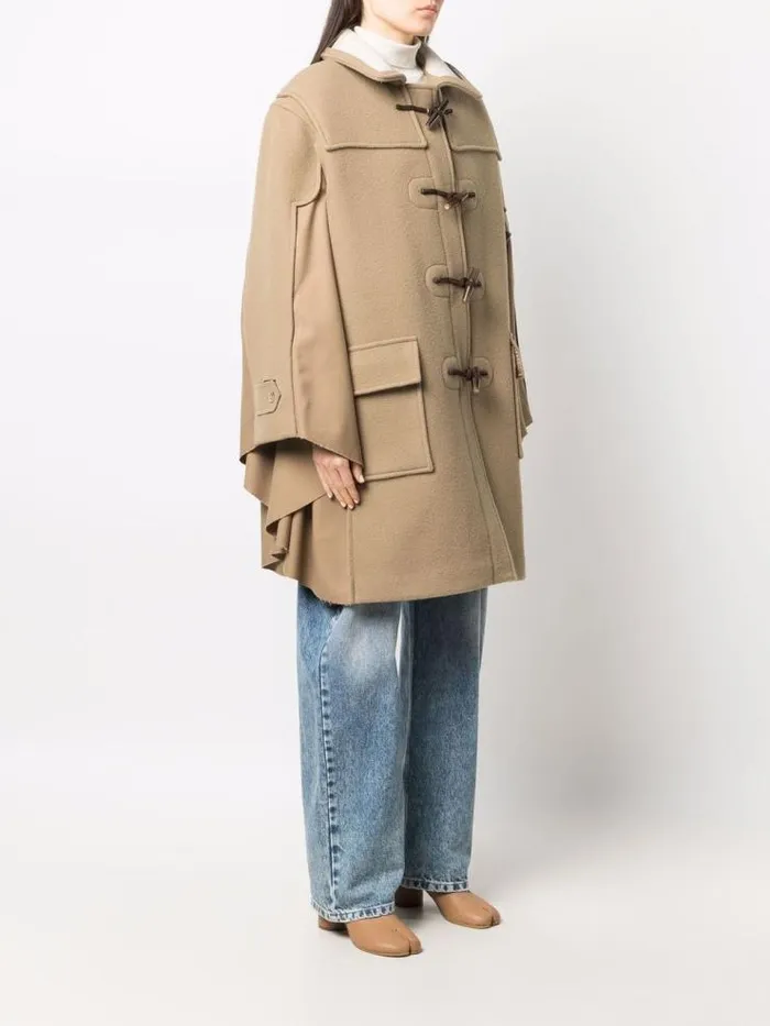 Henrik Vibskov Boutique Duffle Coat 8211 Camel Women Jackets and Coats