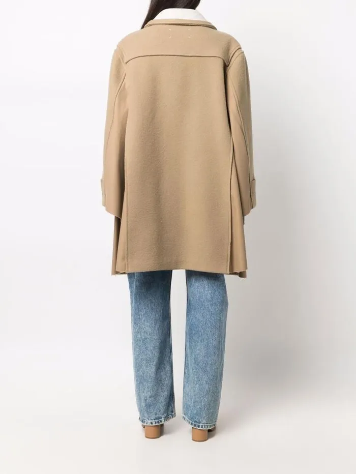 Henrik Vibskov Boutique Duffle Coat 8211 Camel Women Jackets and Coats