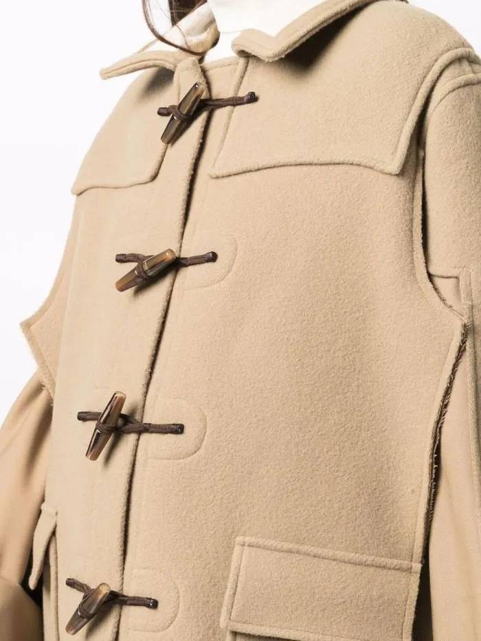 Henrik Vibskov Boutique Duffle Coat 8211 Camel Women Jackets and Coats