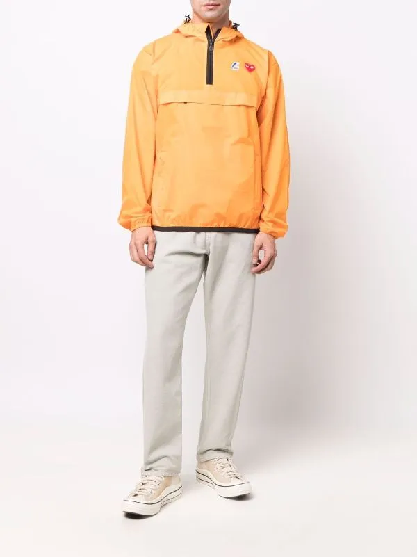 Henrik Vibskov Boutique KWay Anorak 8211 Orange Men Jackets and Coats