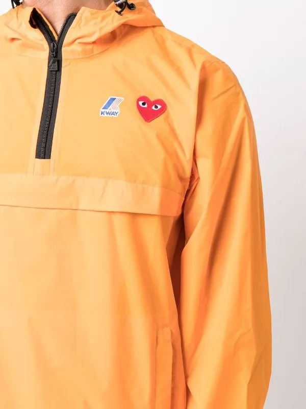 Henrik Vibskov Boutique KWay Anorak 8211 Orange Men Jackets and Coats