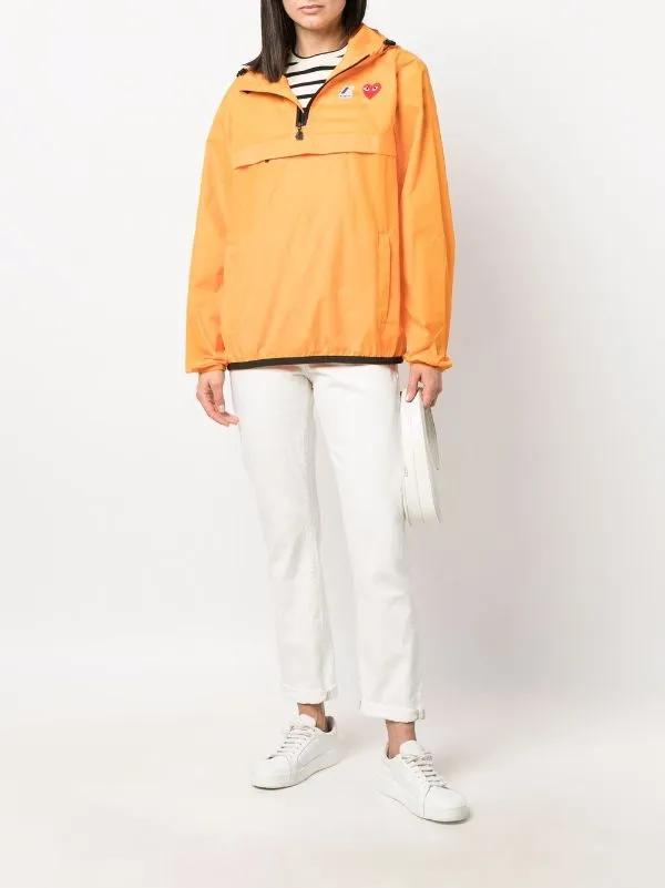 Henrik Vibskov Boutique KWay Anorak 8211 Orange Men Jackets and Coats