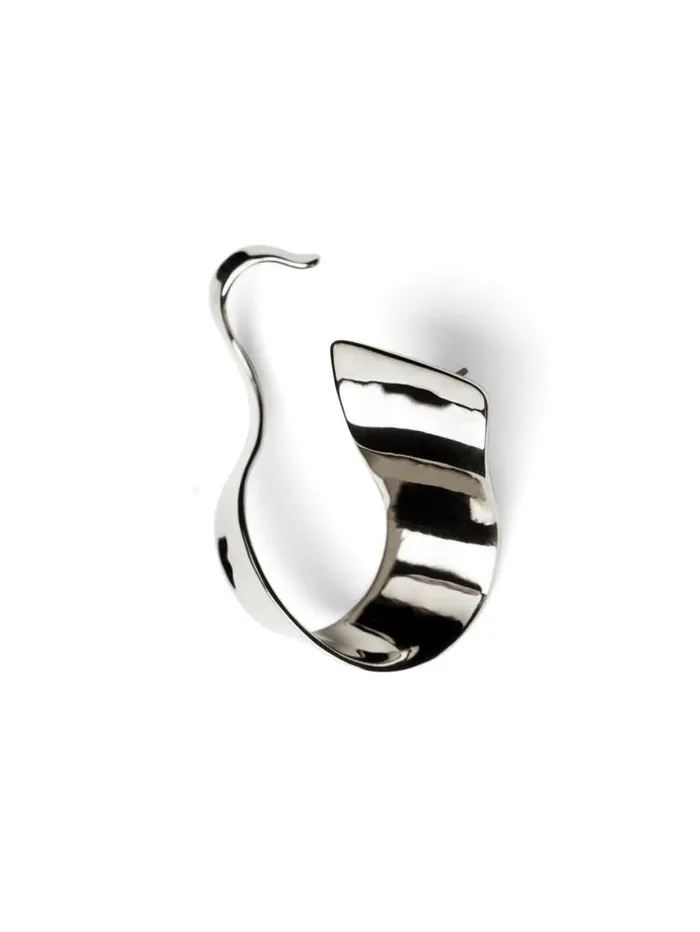 Henrik Vibskov Boutique Lily Earring Organic 8211 Left 8211 Silver Women Earrings Henrik Vibskov Boutique Lily Earring Organic 8211 Left 8211 Silver Women Earrings