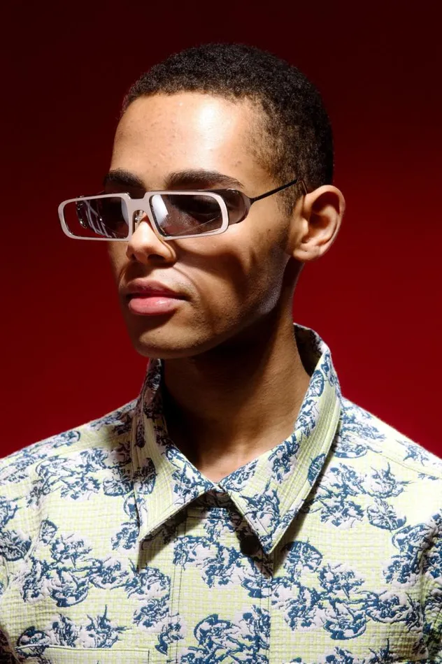 Henrik Vibskov Boutique Link Glasses 8211 Black Silver Men Sunglasses